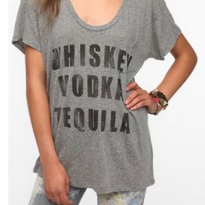 Truly Madly Deeply “Whisky, Vodka, Tequila” Tee, S